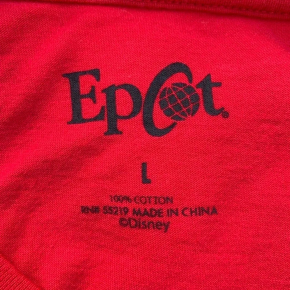 Disney Epcot Mickey Mouse Multi-Face Flag Shirt L - Picture 6 of 6